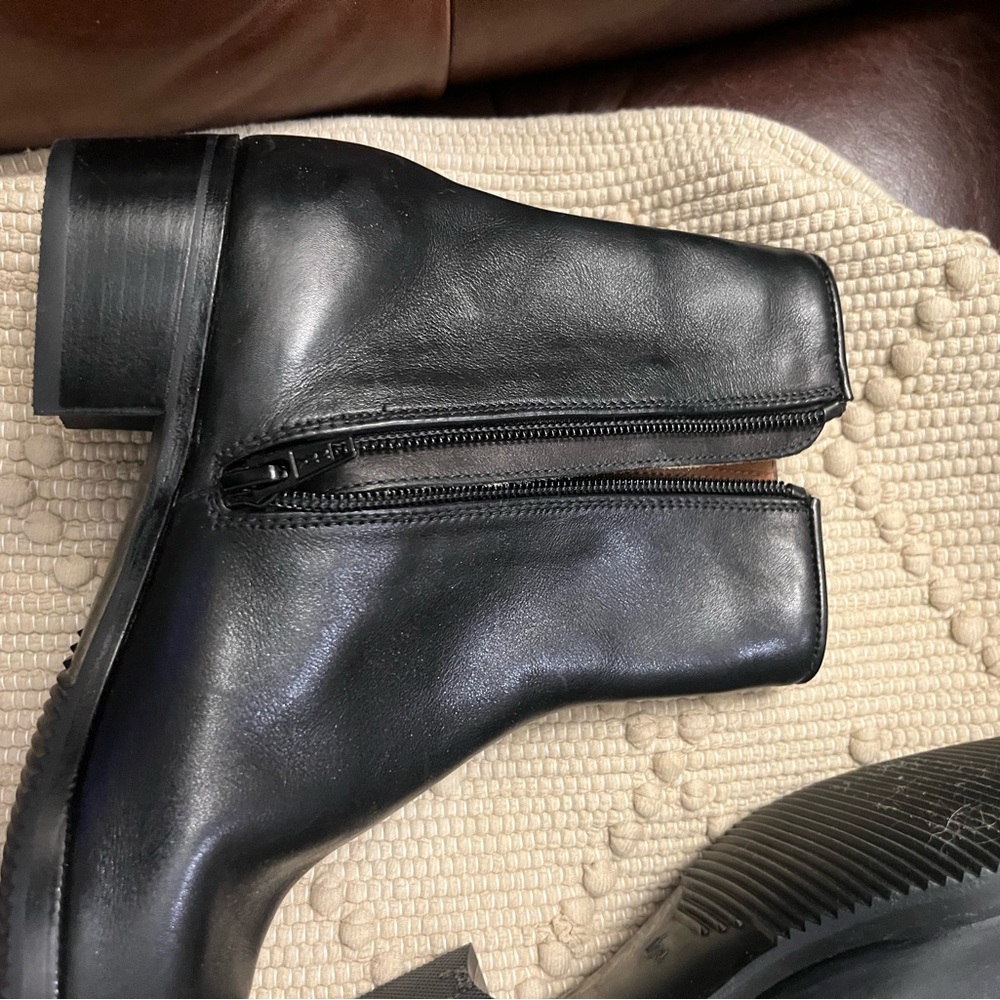 Women's black Ankle Boots - Picture 5 of 7
